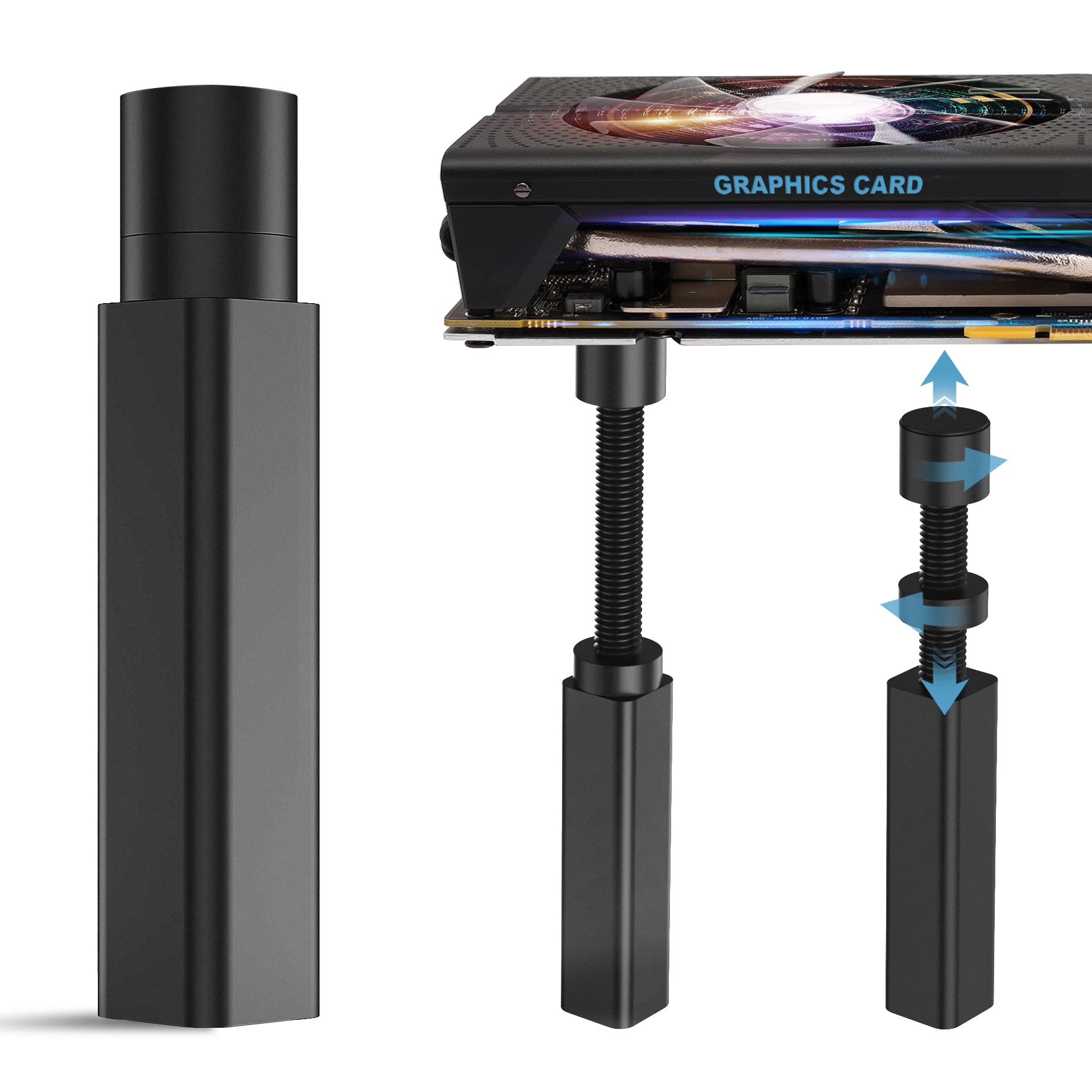 SUPPORT GPU BRACKET UNIVERSAL ADJUSTABLE BOULONNER